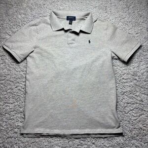 Polo Ralph Lauren Shirt Boys Extra Large Gray Blue Pony Classic Preppy Pictures